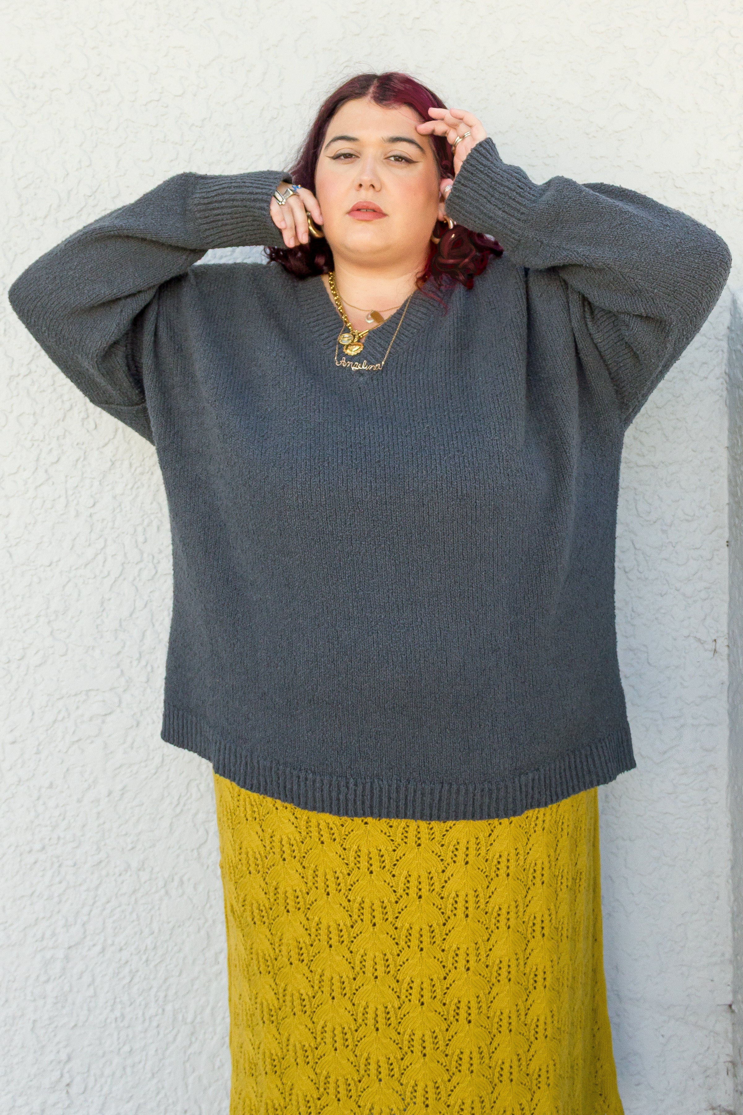 Vera V-Neck Sweater - Image 3